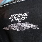 Zone Pro  size 3X black athletic capri pants Photo 3