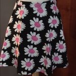 Love Culture Black daisy skater skirt Photo 4