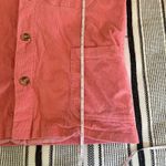 FRNCH Corduroy Chore Coat sz XS Pink Button Up Shacket Jacket Utility Soft Girl Photo 6