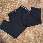 Lands’ End Black Pants with White Stripe Size M Size M Photo 5