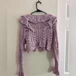 Free People Avery Cardigan in Orchid Dust Photo 4