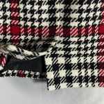 Talbots Women's Wool Blend Classic Houndstooth Plaid Pencil Knee Skirt Sz 4P EUC Photo 2