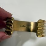 Rustic Cuff Gold Tone Textured Wide Cuff Bracelet Photo 2