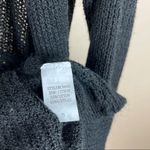 Dreamers  Boho Small Cross Back Open Front Cardigan Knit Open Back Cover Photo 5