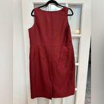 John Meyer Collection Timeless Classic Garnet Red Shift Dress Size 14W NWT Photo 3