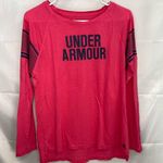 Under Armour EUC women’s pink blue long sleeve heat gear active athletic shirt S Photo 0
