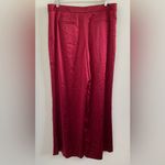 Lafayette 148 New York Scarlet Red Satin Wide Photo 8