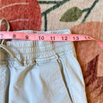 Calvin Klein Tan Khaki Cream Drawstring elastic Waist Cotton Shorts XS Photo 4