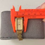 Seiko Gold Tone Watch diamond accents WORKING 1320-5029 r 9n2536 Vintage Photo 4