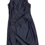 Maggy London  Chambray Denim Sleeveless Dress Photo 4