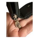 The Sak  Crochet Knot Crossbody Trifold Wallet (with Removable Strap) Black Photo 9