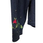 Designer Originals  Studio Beaded Poinsettia Sweater Women’s Size 2X Photo 4