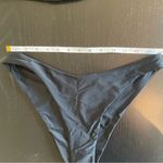 New Boutique Black bikini minimalist emo goth high waist size medium witchy Photo 9