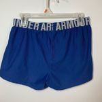 Under Armour Women's Active Heat Gear Loose Fit Athletic Shorts Blue Small Photo 4