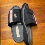 U.S. Polo Assn. POLO Black and Pink Slide Sandals Photo 1