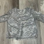 Hearts Of Palms Hearts of Palm Womens Silver Metallic Tunic Top Embellished Neck Size PL Photo 5