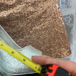 Rampage Silver glitter peep toe heels #glamour approx 9.5 Photo 6