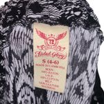 Faded Glory  Black and White Patterned Women's Maxi Skirt With Belt Photo 6