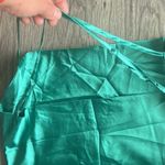 SBetro Crisscross Backless Split Thigh Satin Cami Dress Photo 7