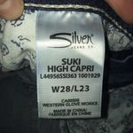 Silver Jeans Silver western style Suki fluid high Capri 28x23 Photo 1