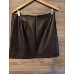 MM.LaFleur  The Whitney Skirt Vegan Leather Minimal Contemporary Size 12 $195 Photo 5