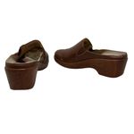 Alegria Sereniti Clog Shoes Wedge Leather Cognac Tan Brown Size 38 US 8 8.5 Photo 11