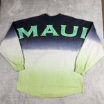 Spirit Jersey  Maui Hawaii Shirt in Blue, White and Green Ombre Size M Medium Photo 0