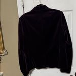 J.Crew  Women's Deep Purple Velvet Blazer Chest 20” L 24” Photo 2