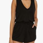 Becca womens Beach Date Romper Cover Ups, Black, Size Large, NWT Photo 1