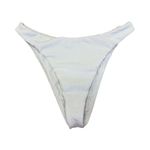 Lovers + Friends  Tess Off The Shoulder High Waist Bottoms Textured Bikini Set S Photo 5