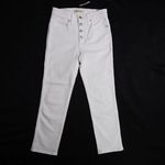 Madewell  Stovepipe Jeans in Pure White‎ Photo 4