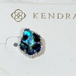 Kendra Scott  Tessa Dichroic Stud Earrings Gunmetal Tone Jewelry NEW Photo 1