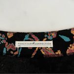 Peruvian Connection babydoll mini dress Long Sleeve Abstract print Sz Small Photo 2