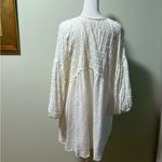 We The Free Free people flower power smocked boho top off-white S M Photo 3