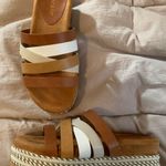 Brown/white Espadrille Platforms Brown Size 6 Photo 0
