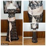 Elegant Vintage Y2K Tiffany Pageant/Prom Gown! Black Size 6 Photo 2