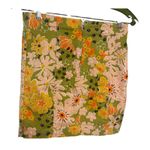 Free People Modern Femme Green Yellow Floral Mini Skirt Size 2 70s Boho Photo 2