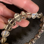 Mermaidcore Abalone Shell Oval Link Bracelet Silver Tone Unbranded Photo 5