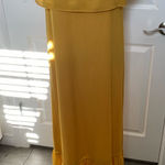 Maxi Dress After‎ Market brand Yellow Size M Photo 0