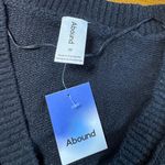 Abound  Nordstrom black button Cropped Cardigan size M NWT Photo 1