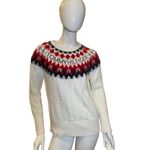 Tommy Hilfiger Fair Isle Argyle Logo Crewneck Sweater Medium Photo 1