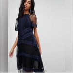 ALLSAINTS Lace Panel Midi Dress Photo 1