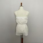 Madewell Broadway & Broome Romper Lace Adjustable Exposed Zipper Pockets Ivory Photo 6