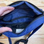 Nike  Vintage Original Tough Blue Fanny Pack‎ Belt Bag Crossbody Black Swoosh Photo 3