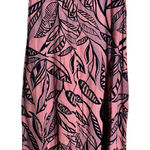 Fresh Produce  Tank Dress Women M Pink Blue Plant Print Coastal Beach Made in USA Photo 0