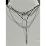 2 chokers silver & gold tone‎ beaded chain with star & heart charms Photo 3