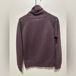 prAna Quilted Funnel Neck Pullover Sweatshirt Size Medium Plum Photo 1