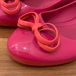 Melissa  Pink/Orange Feeling II Metal Bow Jelly Flats Size 39 Photo 15