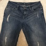 Vera Wang Simply  Distressed Hem above ankle Jeans Photo 1