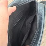 Rebecca Minkoff  black pebbled leather zipper crossbody bag Photo 7